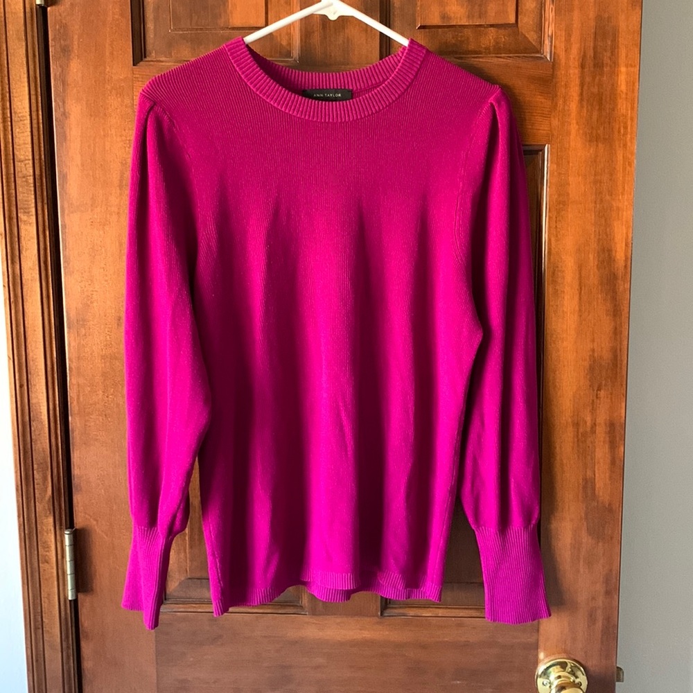 Ann Taylor balloon sleeve sweater.